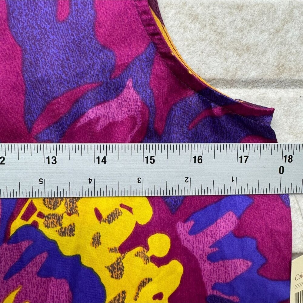 Coldwater Creek Women’s XS Sleeveless Floral Print Top NWT - Picture 6 of 7